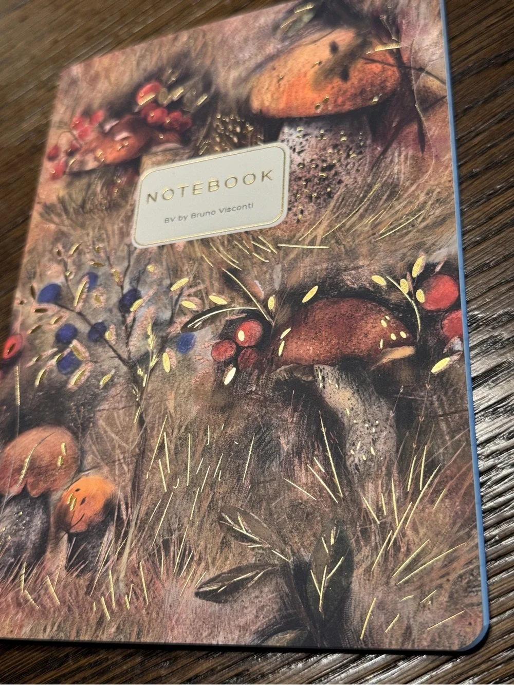 3 for $15 Bruno Visconti Soft Touch Mushrooms Watercolor Journal A5 NEW